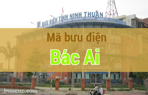 Mã bưu điện Bác Ái, Ninh Thuận