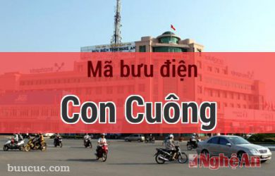Mã bưu điện Con Cuông, Nghệ An