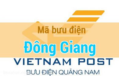 Mã bưu điện Đông Giang, Quảng Nam