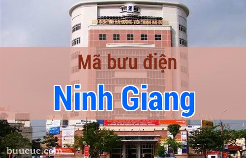 Mã bưu điện Ninh Giang, Hải Dương