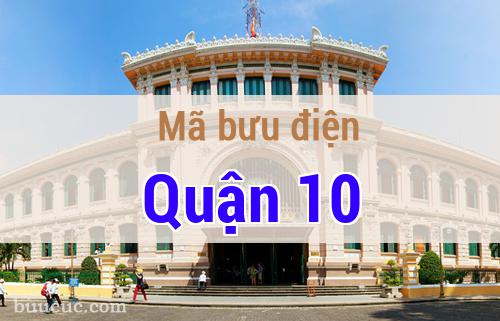 Mã bưu điện Quận 10, Hồ Chí Minh