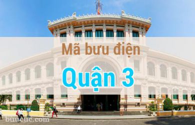 Mã bưu điện Quận 3, Hồ Chí Minh