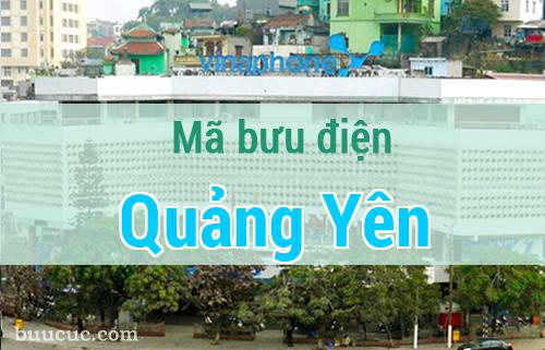 Mã bưu điện Quảng Yên, Quảng Ninh