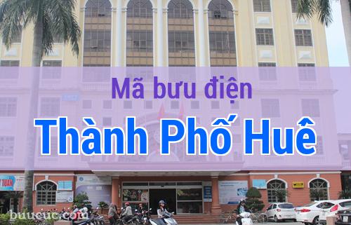 Mã bưu điện Thành Phố Huế, Thừa Thiên Huế