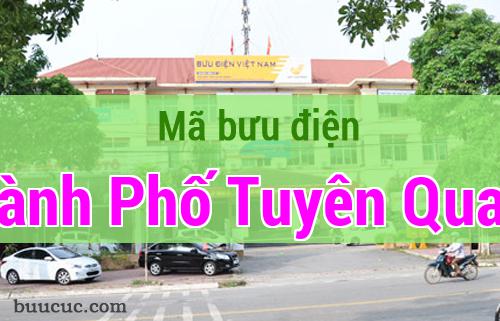 Mã bưu điện Thành Phố Tuyên Quang, Tuyên Quang
