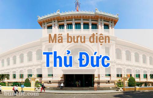 Mã bưu điện Thủ Đức, Hồ Chí Minh