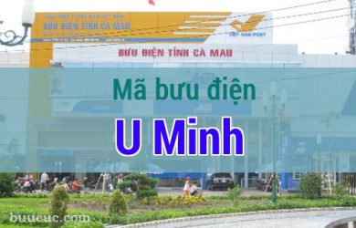 Mã bưu điện U Minh, Cà Mau