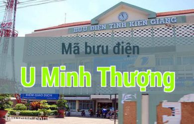 Mã bưu điện U Minh Thượng, Kiên Giang