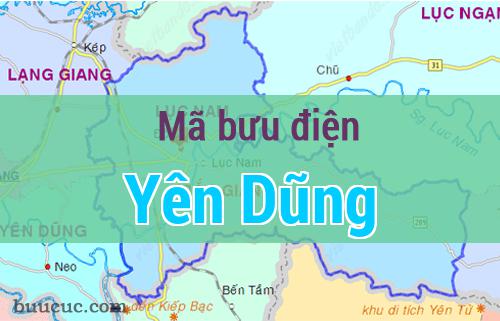 Mã bưu điện Yên Dũng, Bắc Giang
