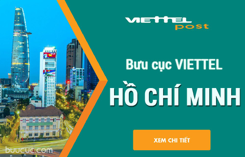 Bưu cục chuyển phát nhanh Viettelpost tại TP Hồ Chí Minh