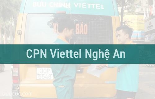 CPN hàng hóa COD Viettel ở Nghệ An