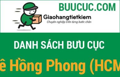 Giao hàng tiết kiệm Lê Hồng Phong (HCM)